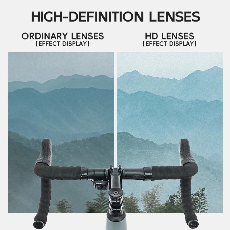 ROCKBROS lunettes de cyclisme lunettes de vélo légères sans cadre lentilles haute définition lunette