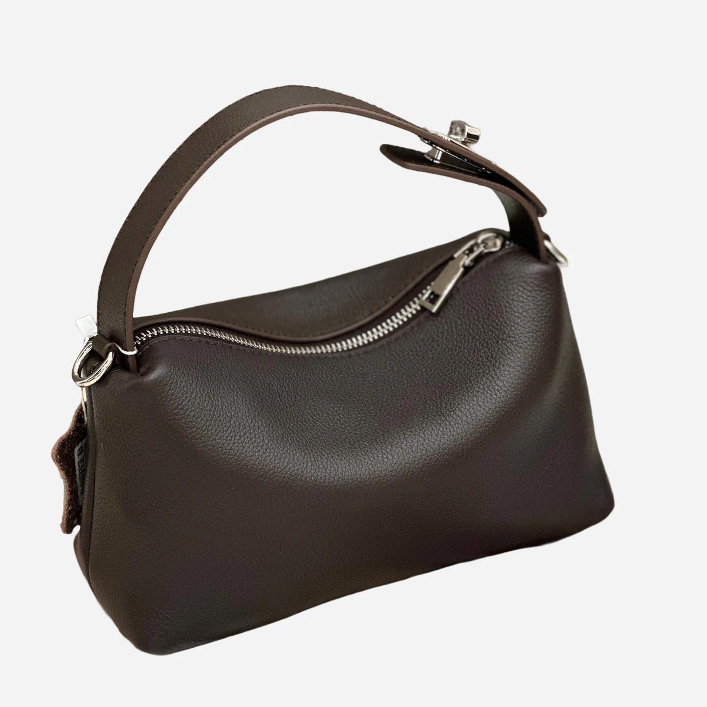 Sac à main pour femme Mendy, sac bandoulière, sac à main, sac à main en cuir véritable souple de lux