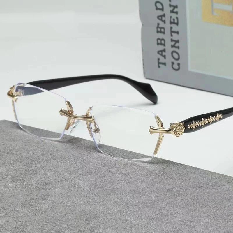 2024 rétro sans cadre Ultra léger femmes hommes lunettes de lecture bloquant la lumière bleue ordina