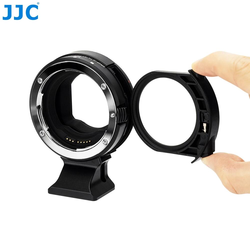 JJC EF-EOS R adaptateur de montage d'objectif à mise au point automatique avec filtre UV VND CPL pou