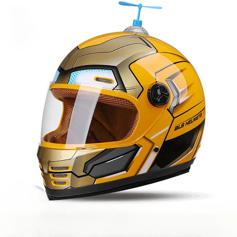 Enfants moto enfants enfant casque filles garçons casque de sécurité été garçons demi casque scooter