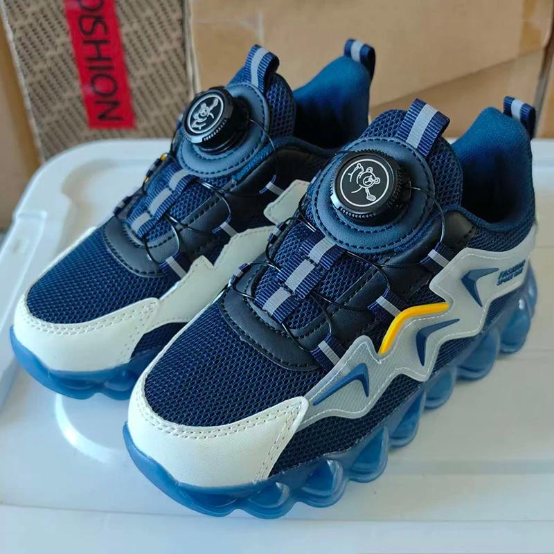 Chaussures de Sport pour enfants garçons mode course loisirs maille confortable en plein air enfants