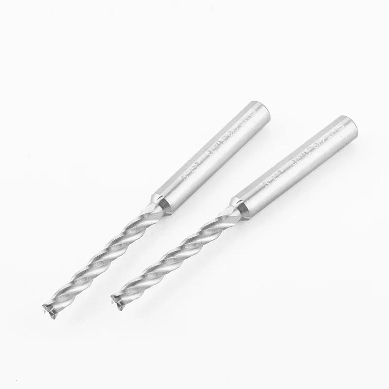 Fraises en bout haute précision D1-25mm 2 3 4 cannelures HSS coupe-métal dents de Cobalt outil de fr