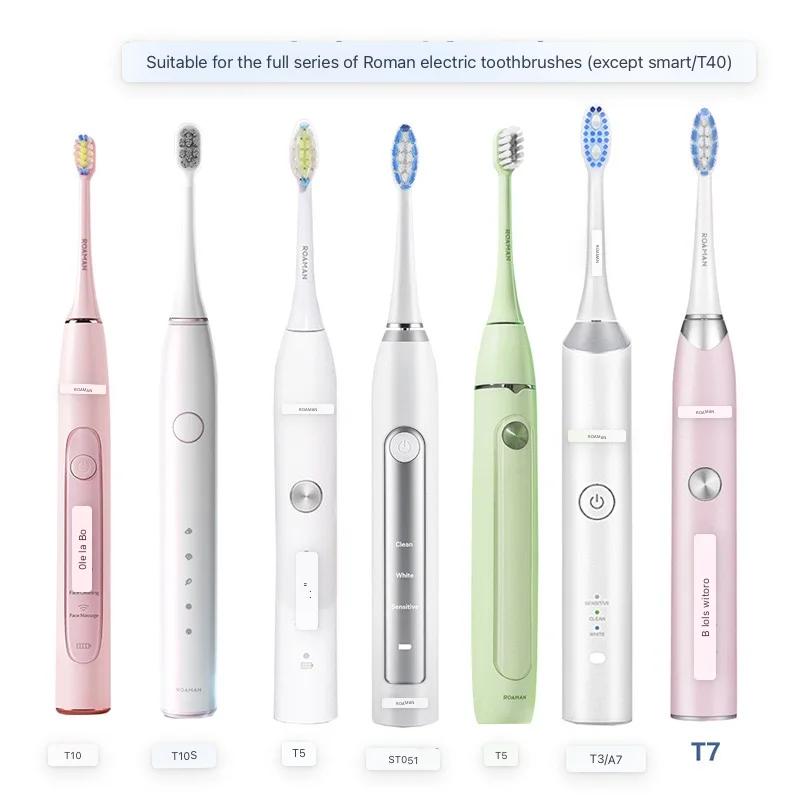 Têtes de brosse à dents de rechange compatibles avec la brosse à dents électrique ROAMAN T3/T5/T10/T