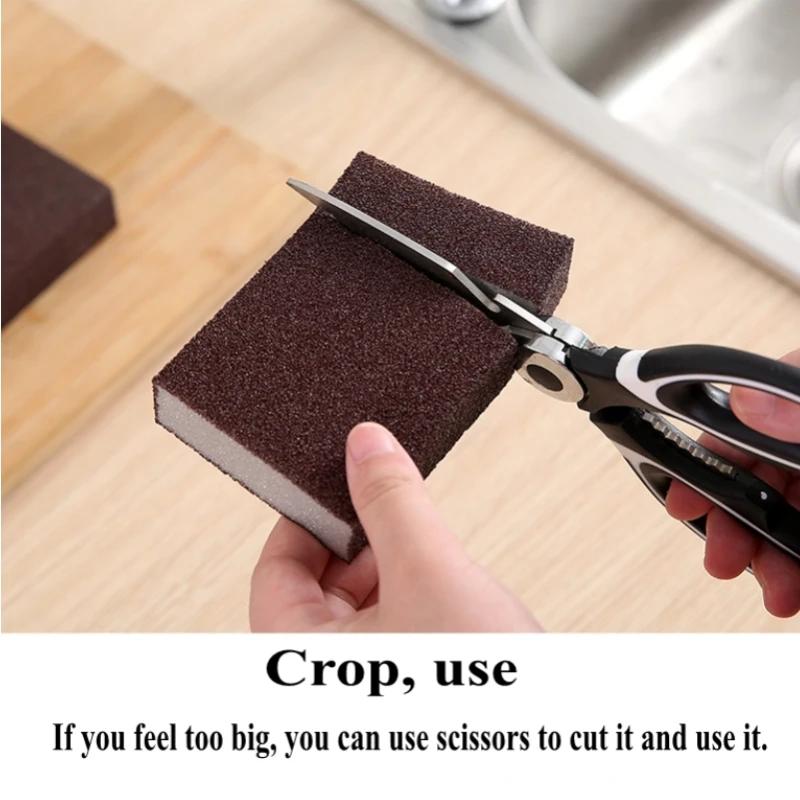 Éponge magique Nano gomme antirouille brosse plat Pot nettoyage émeri détartrage propre frotter Pots