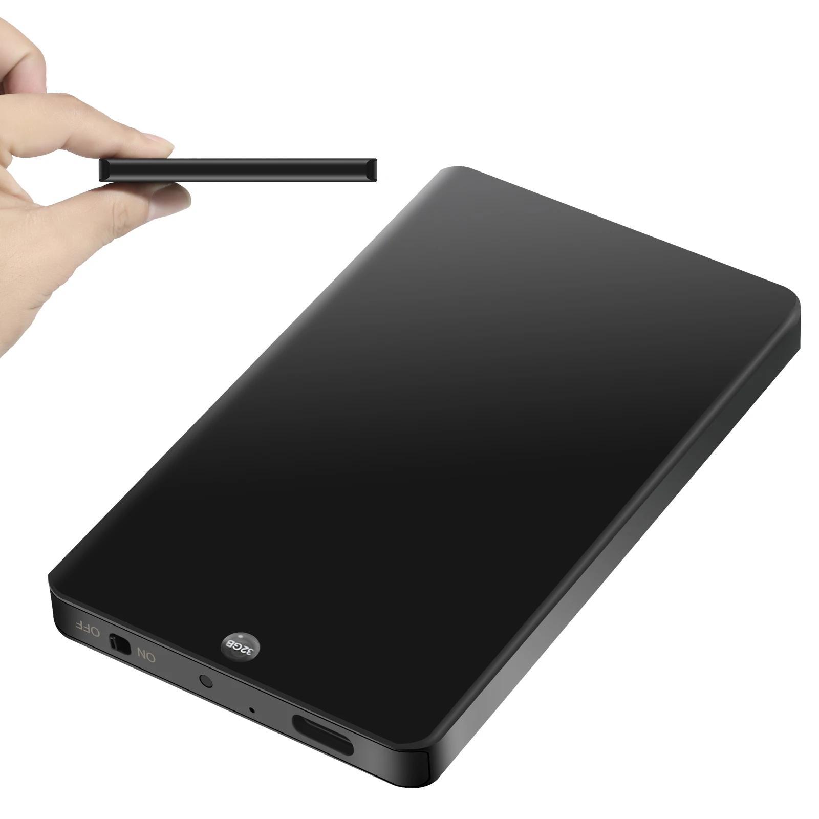 V66 professionnel Rechargeable Portable numérique Audio enregistreur vocal opération à un bouton mém