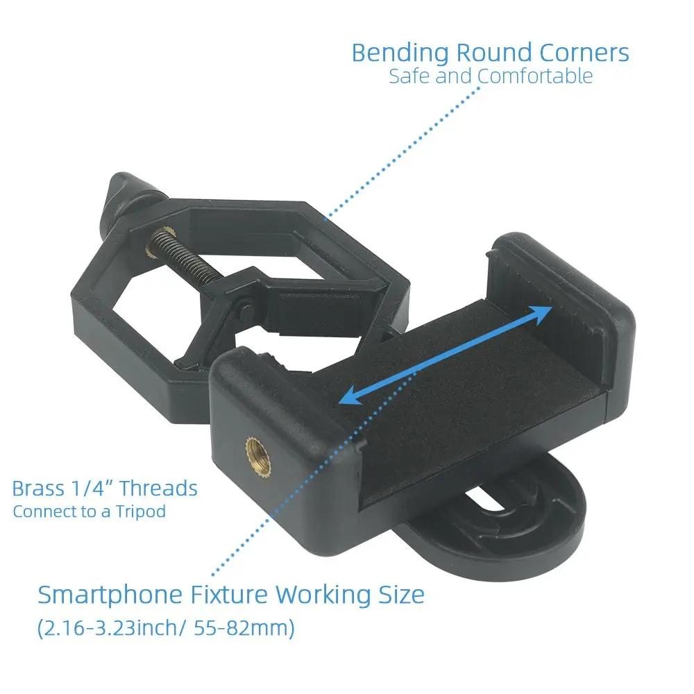 Adaptateur universel pour téléphone portable, clip de montage, binoculaire, monoculaire, longue-vue,