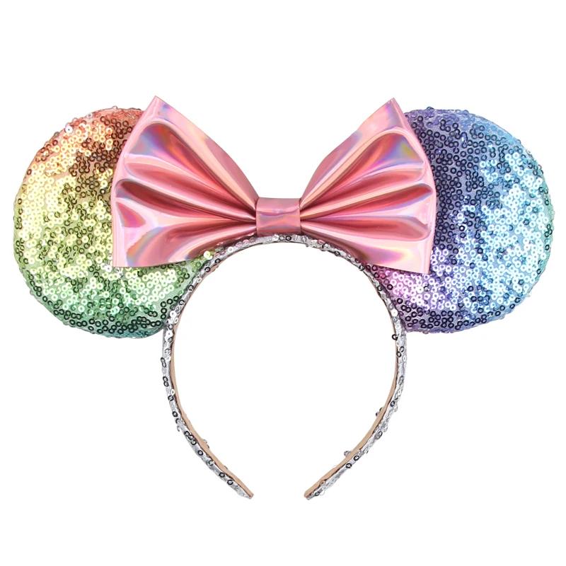 Serre-tête Grande Taille Classique à Nœud à Pois Oreilles de Souris pour Femme, Accessoire Cheveux p