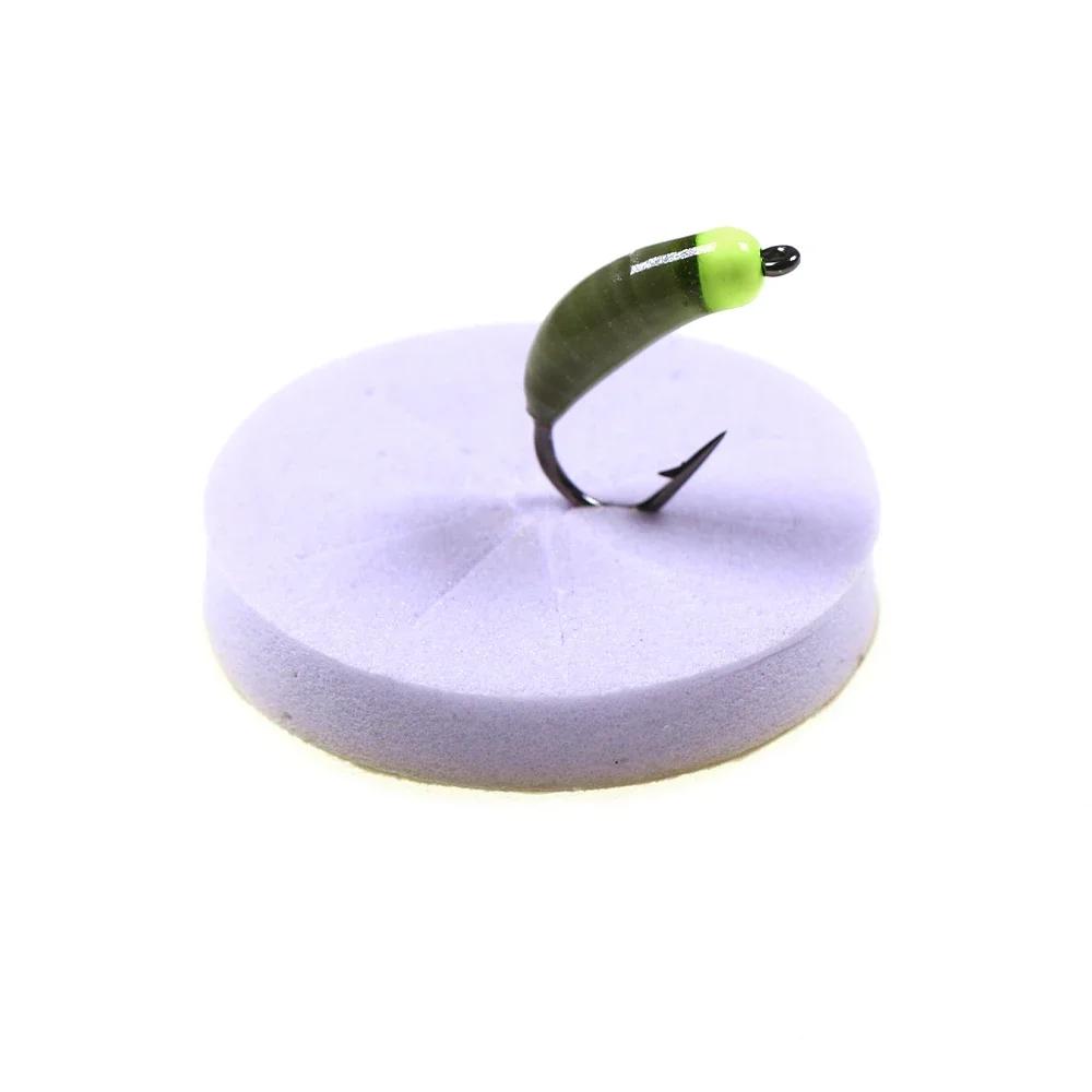 Vtwins 4 pêche sur glace lumineux tungstène perle tête nymphe Bug ver mouche Caddis larve insectes a