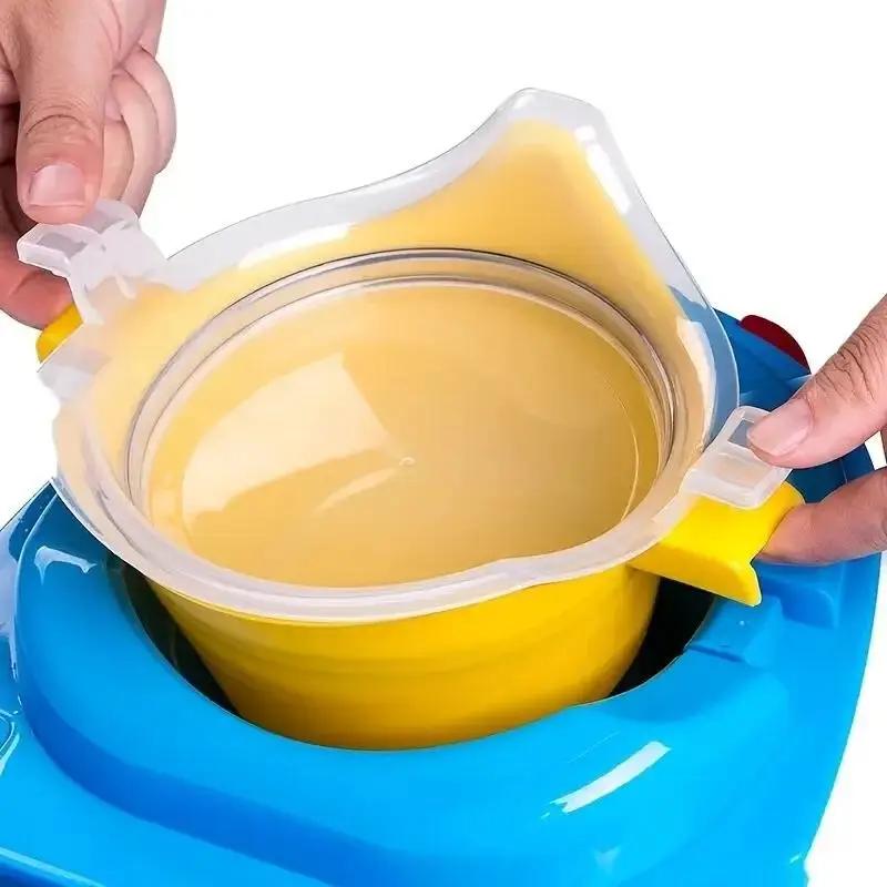 Siège de pot de voyage pliable pour enfants, toilettes d'entraînement portables avec motif de dessin
