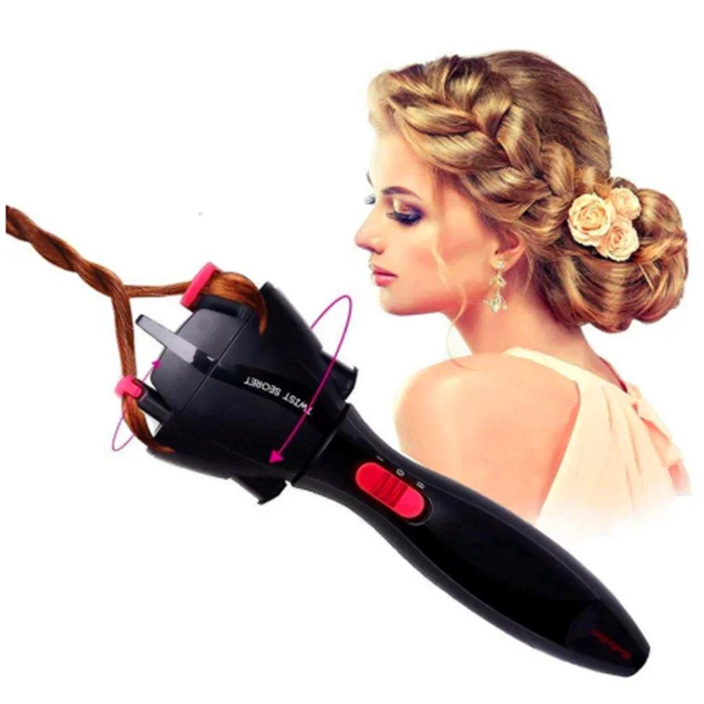 Brisseuse de cheveux automatique électrique, Machine à tricoter, bricolage, outil de coiffure