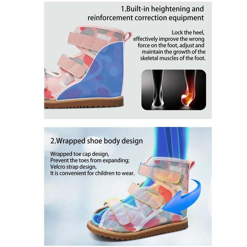 Sandales orthopédiques d'été pour filles, chaussures de rééducation en maille pour garçons, pour enf