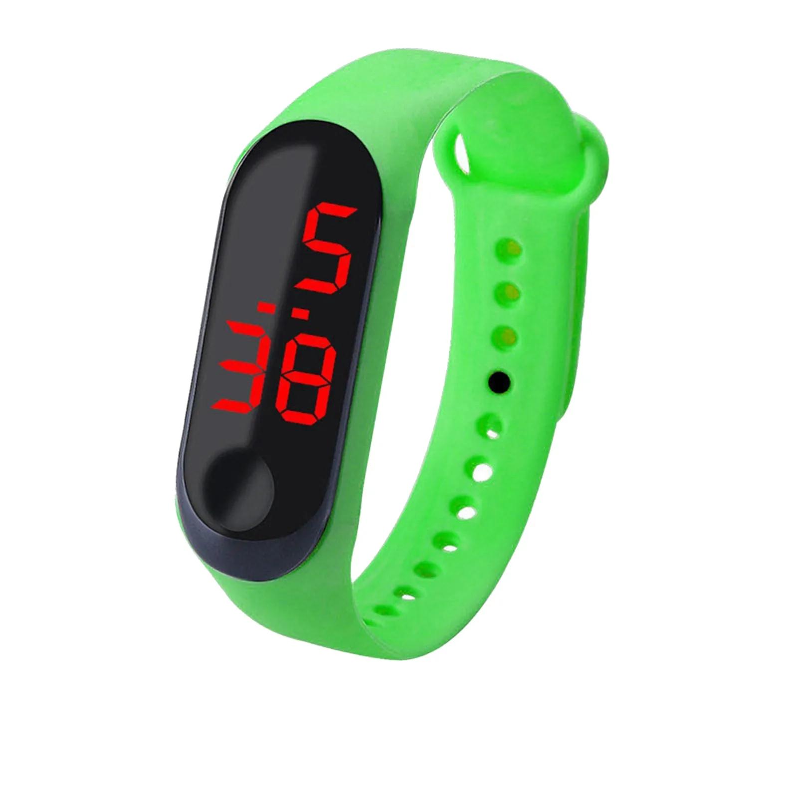 Montre de sport électronique pour enfants, montre-bracelet de sport en plein air, montre intelligent