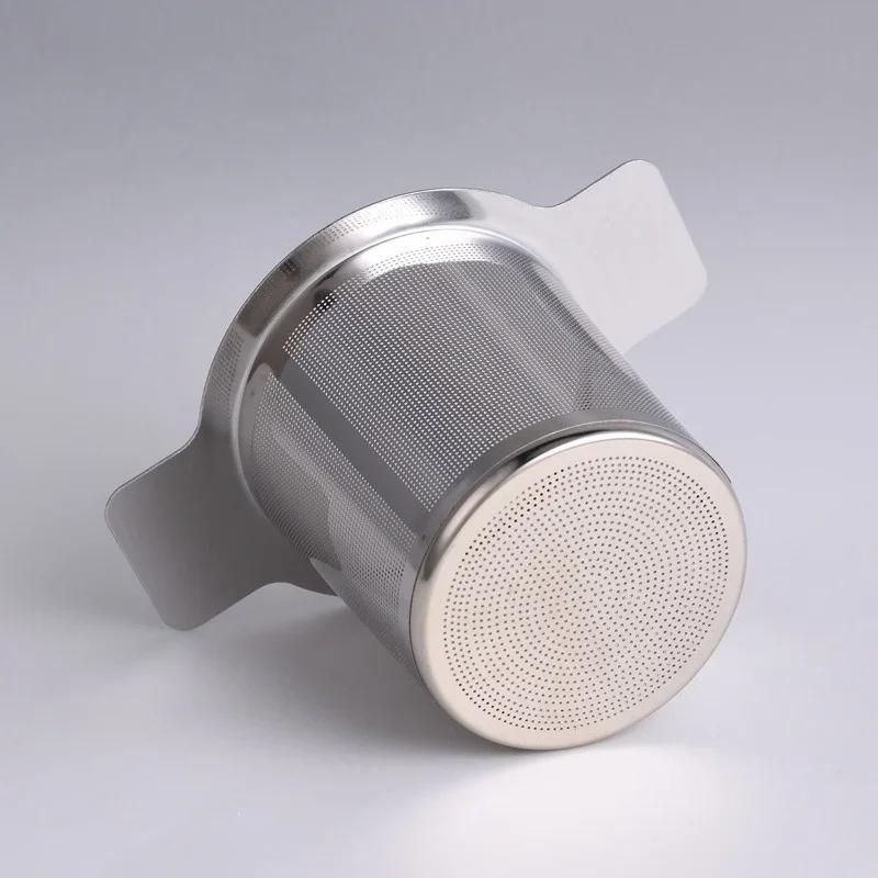 Infuseur à thé en maille réutilisable en acier inoxydable, passoire, filtre à feuilles, pièces de ta