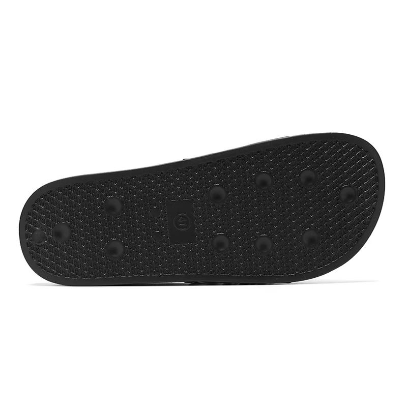 Diapositives d'été pour hommes, chaussures antidérapantes, pantoufles décontractées, intérieur et ex