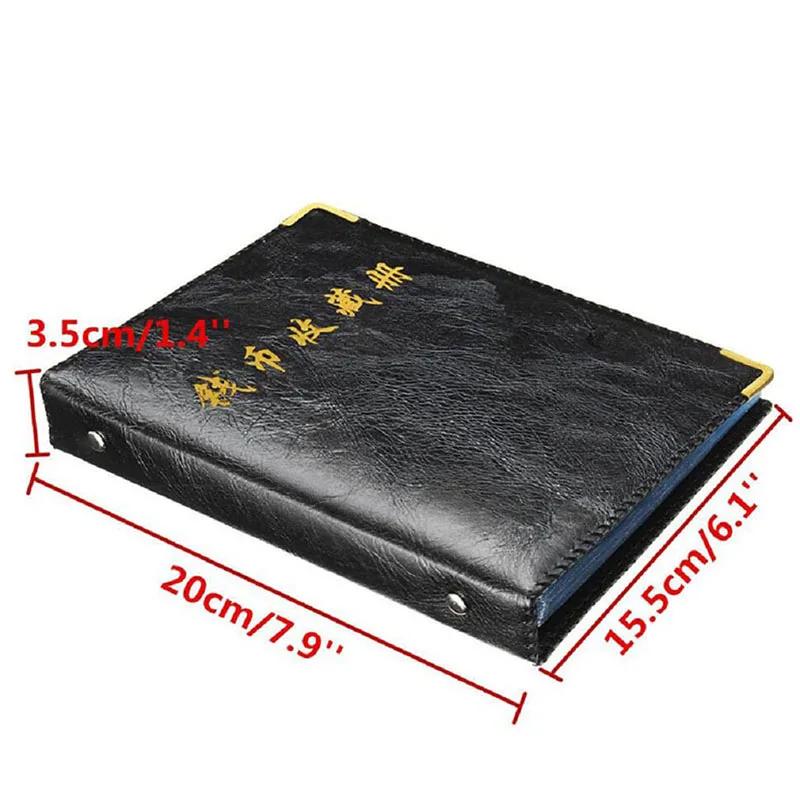 Livre de Collection de pièces de monnaie de grande capacité, 480/120 pochettes, classeur de pièces d