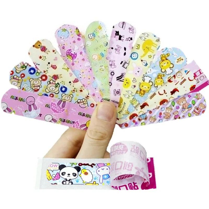 100 pcs/pack Kawaii pansement étanche Curitas dessin animé plaie plâtre pour enfants peau pansement 