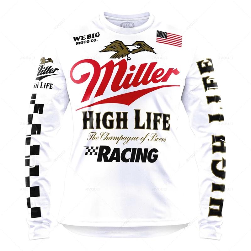 Maillots de descente de camping, VTT, chemises VTT, vêtements de moto Offroad MX, vêtements de sport