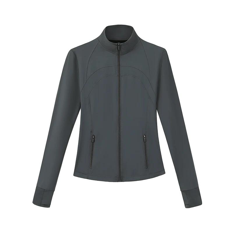 Veste à manches longues pour femmes, résistante aux UV, légère et respirante, pour la course à pied 