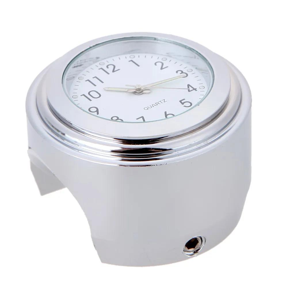 Montre lumineuse pour guidon de moto, horloge à Quartz étanche, légère, à la mode, équipement pour m