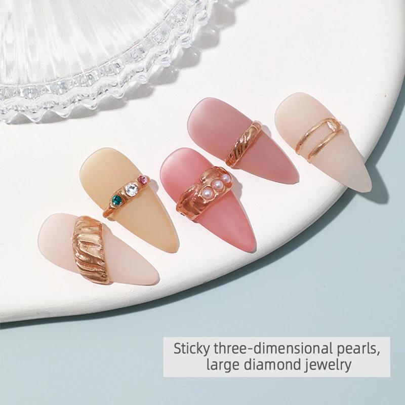 Gel de modélisation de vernis à ongles semi-solide, poudre de miroir magique, modèle 3D, colle à ong