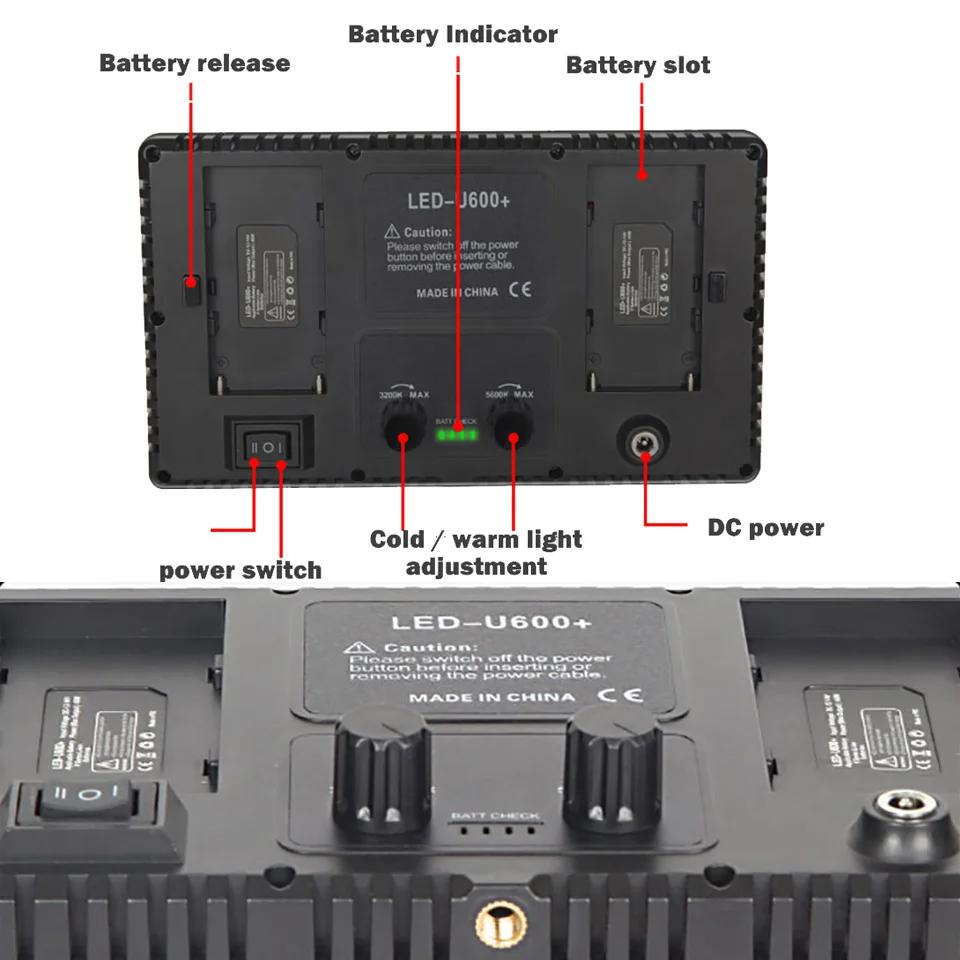 LED Photo Studio lumière pour Youbute jeu vidéo en direct éclairage sur caméra 50W Portable enregist