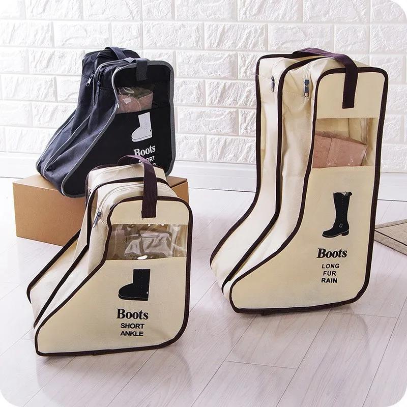 Sacs de rangement pour chaussures, couverture longue pour bottes de pluie, organisateur anti-poussiè