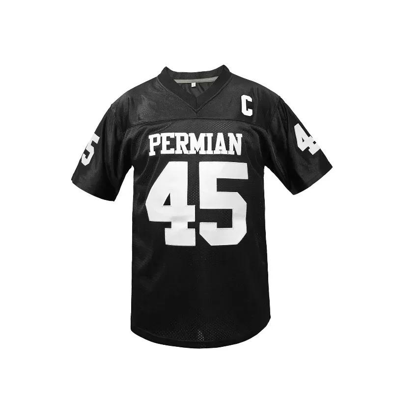 Maillot Boobie Miles, maillot de football brodé 45 Permian Friday Night Lights blanc noir S-3XL mail