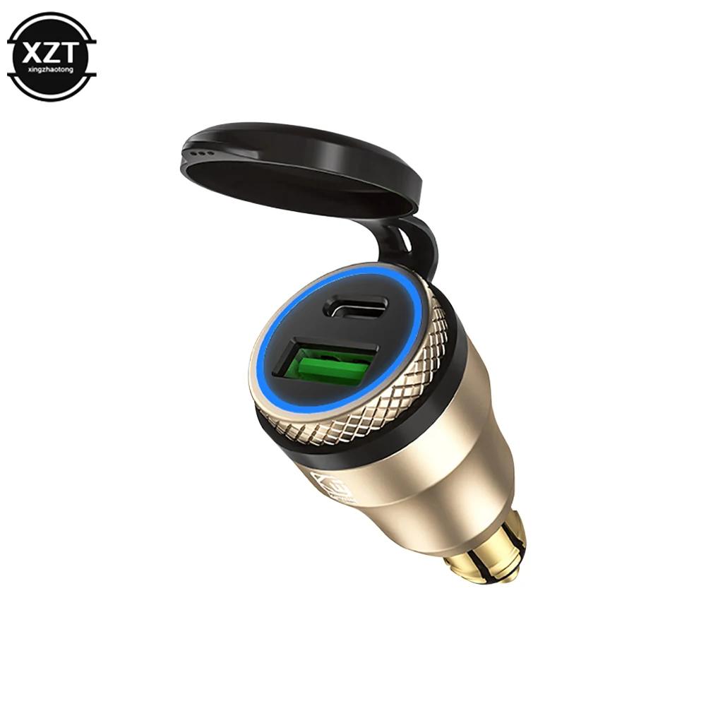 Chargeur USB en aluminium 30W PD type-c QC 3.0, adaptateur de chargeur rapide étanche pour prise Hel