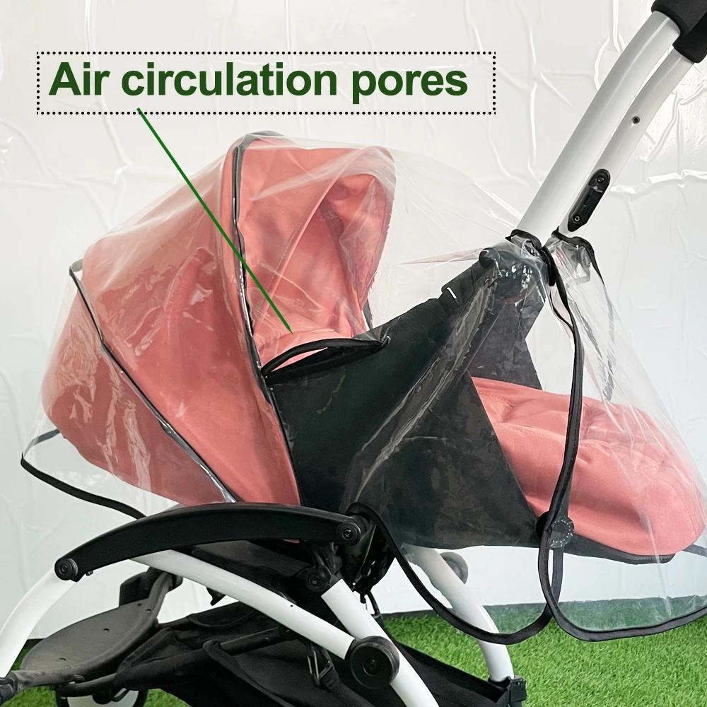 KID COLU ®   Accessoires de poussette pour bébé, housse de pluie, housse EVA étanche, Compatible ave
