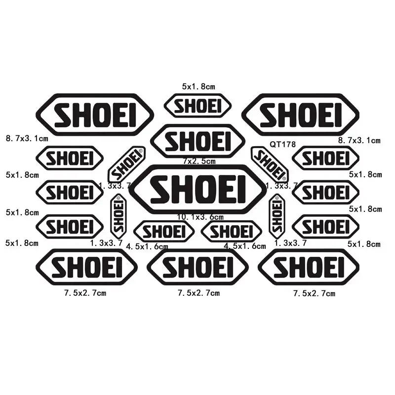 Autocollant de casque de moto pour SHOEI, Film décoratif étanche, Logo universel