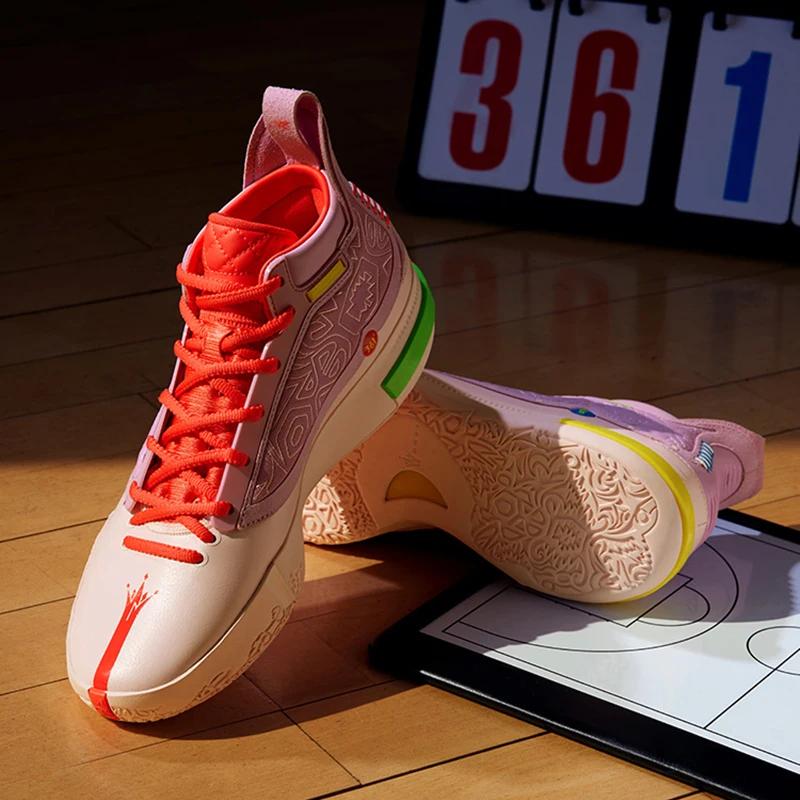 361 degrés Joker 1 chaussures de basket-ball pour hommes haut respirant absorbant les chocs antidéra