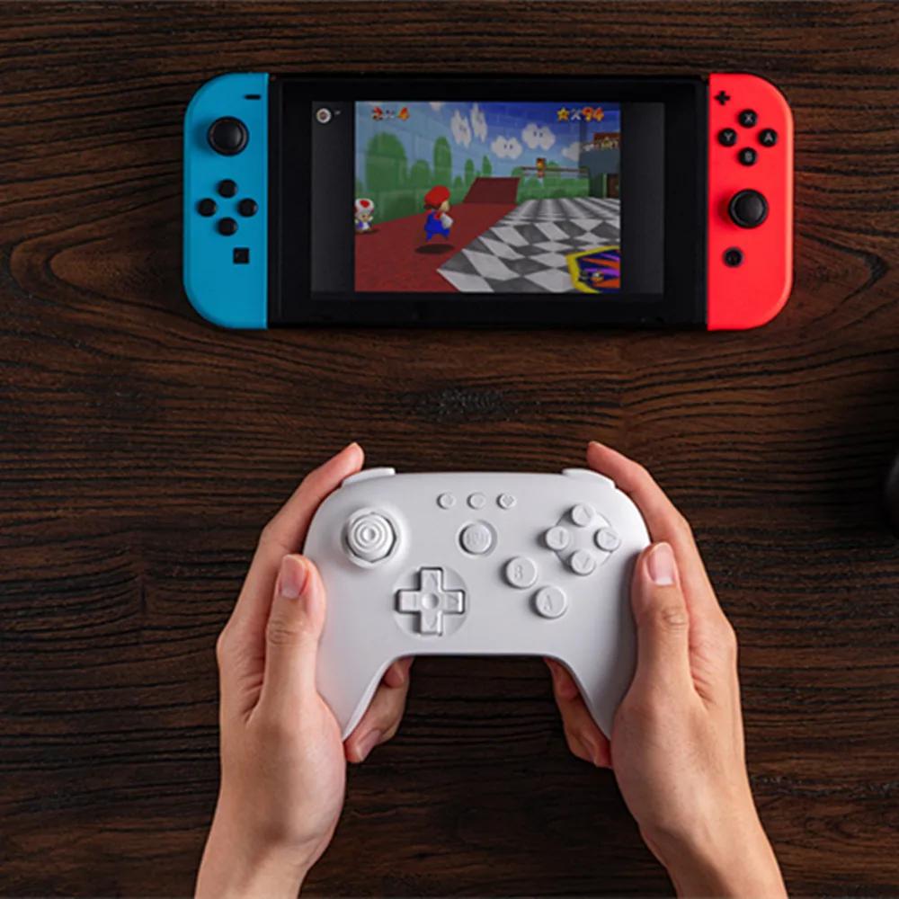 Manette Bluetooth 8BitDo pour Analogue 3D, Switch, Switch 2, Windows, Android, N64 avec joysticks à 