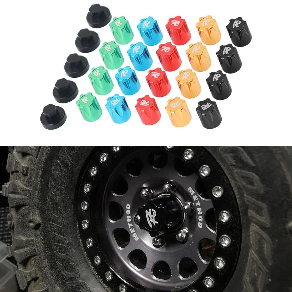 Capuchon central de jante de roue en métal, capuchon anti-poussière, écrou M4, 4 pièces pour voiture