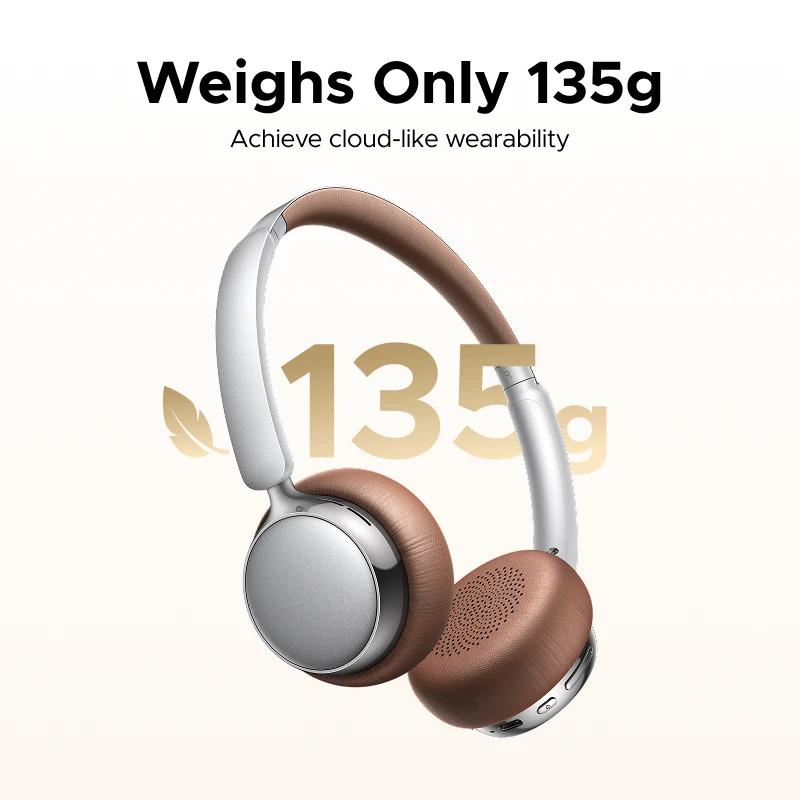 UGREEN ANC Casque antibruit actif sans fil sur l'oreille Écouteurs Bluetooth