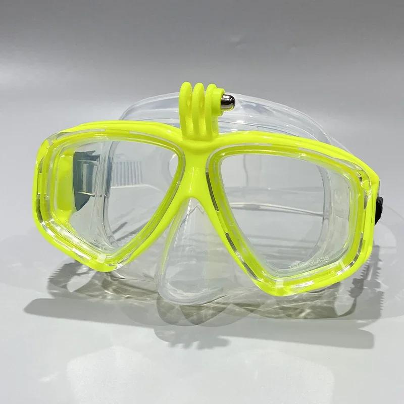 Masque de plongée sous-marine professionnel, lunettes de plongée sous-marine adaptées aux petites ap