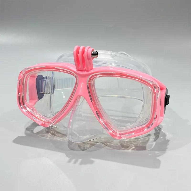Masque de plongée sous-marine professionnel, lunettes de plongée sous-marine adaptées aux petites ap