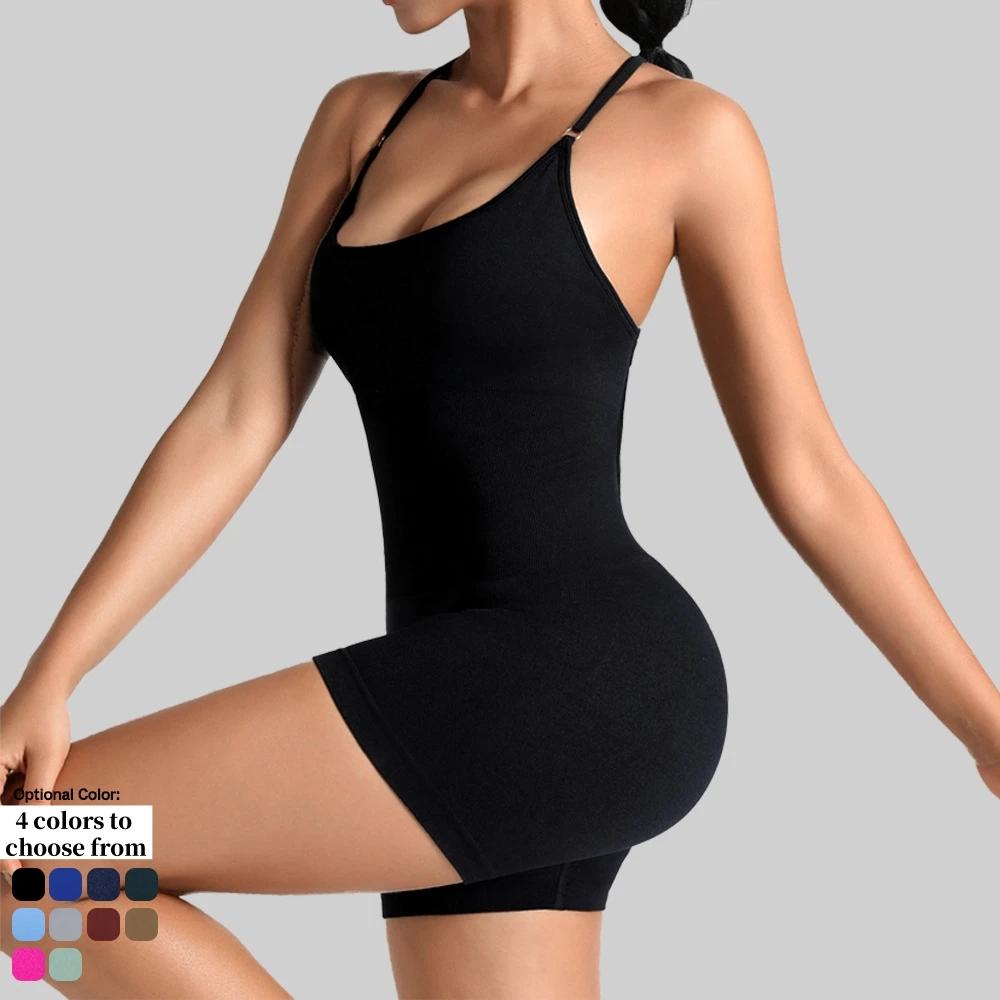 Ensembles de Yoga, combinaisons de gymnastique pour femmes, salopette de sport, vêtements actifs, vê