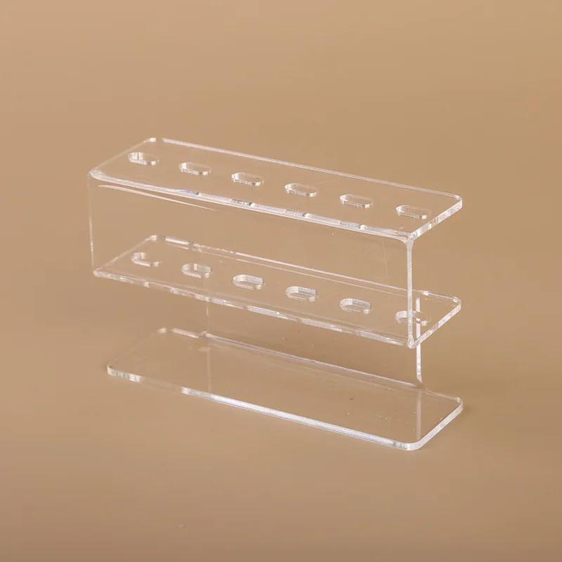 Support de rangement pour pinces à cils en acrylique, ensemble de 6 outils de maquillage durables av