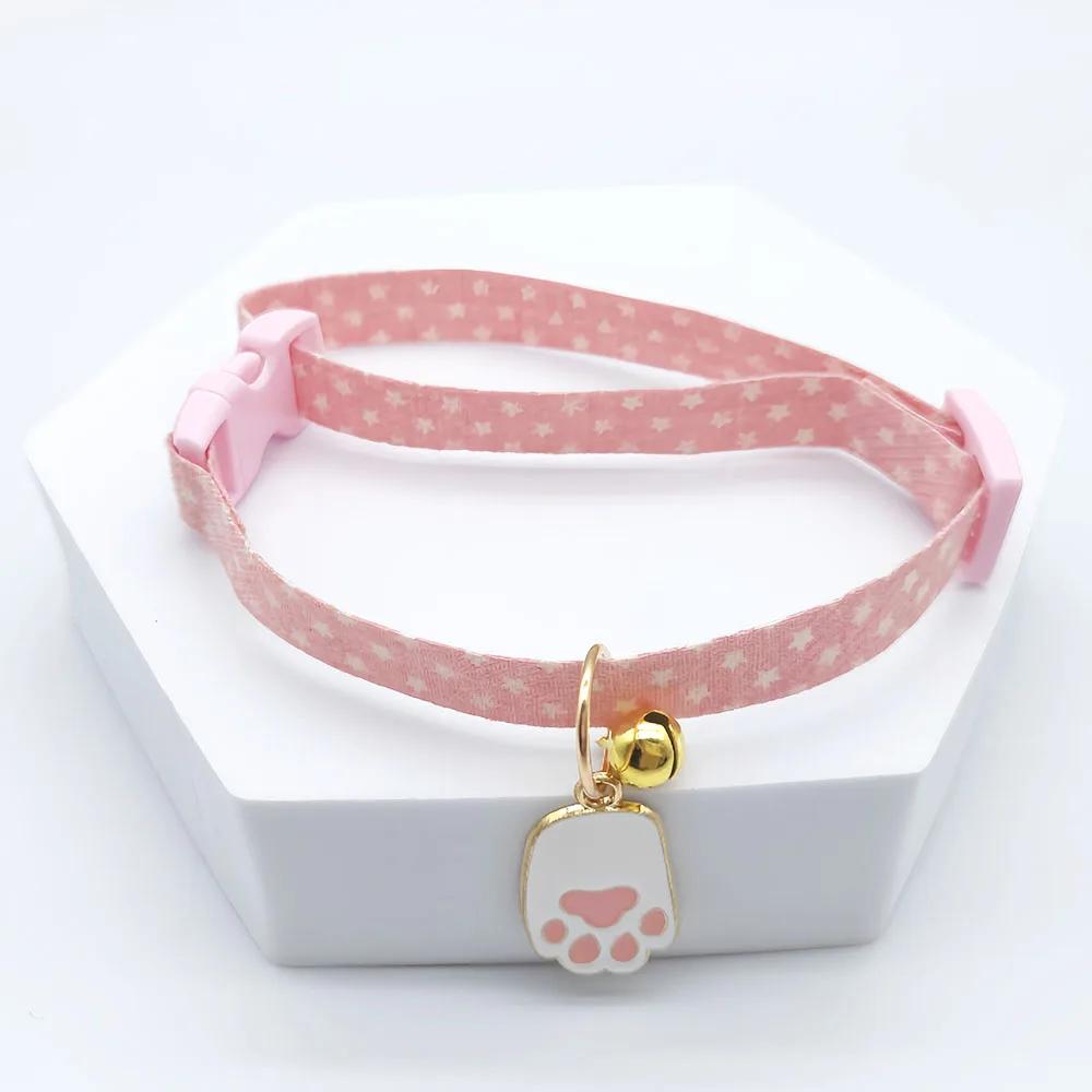 Collier réglable pour animaux de compagnie, avec cloche, pour petit chien, pendentif mignon, accesso