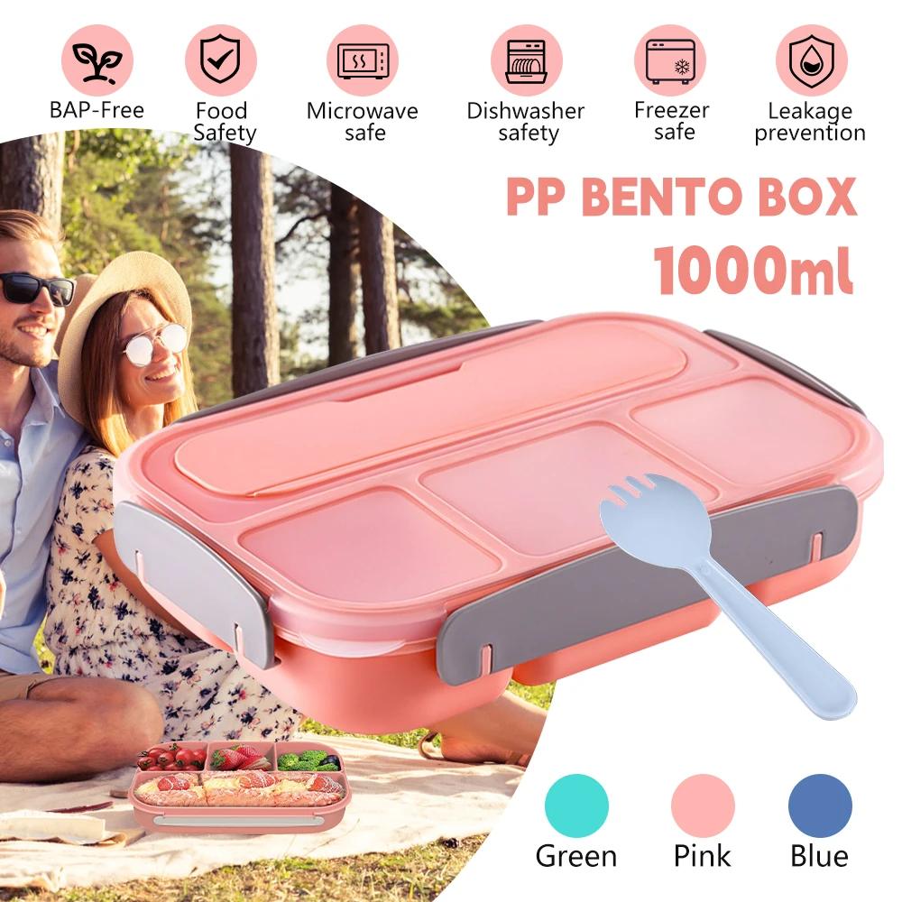 Boîte à lunch portable pour étudiants, 1 couche, peut être métropolitaine au micro-ondes, étanche, p