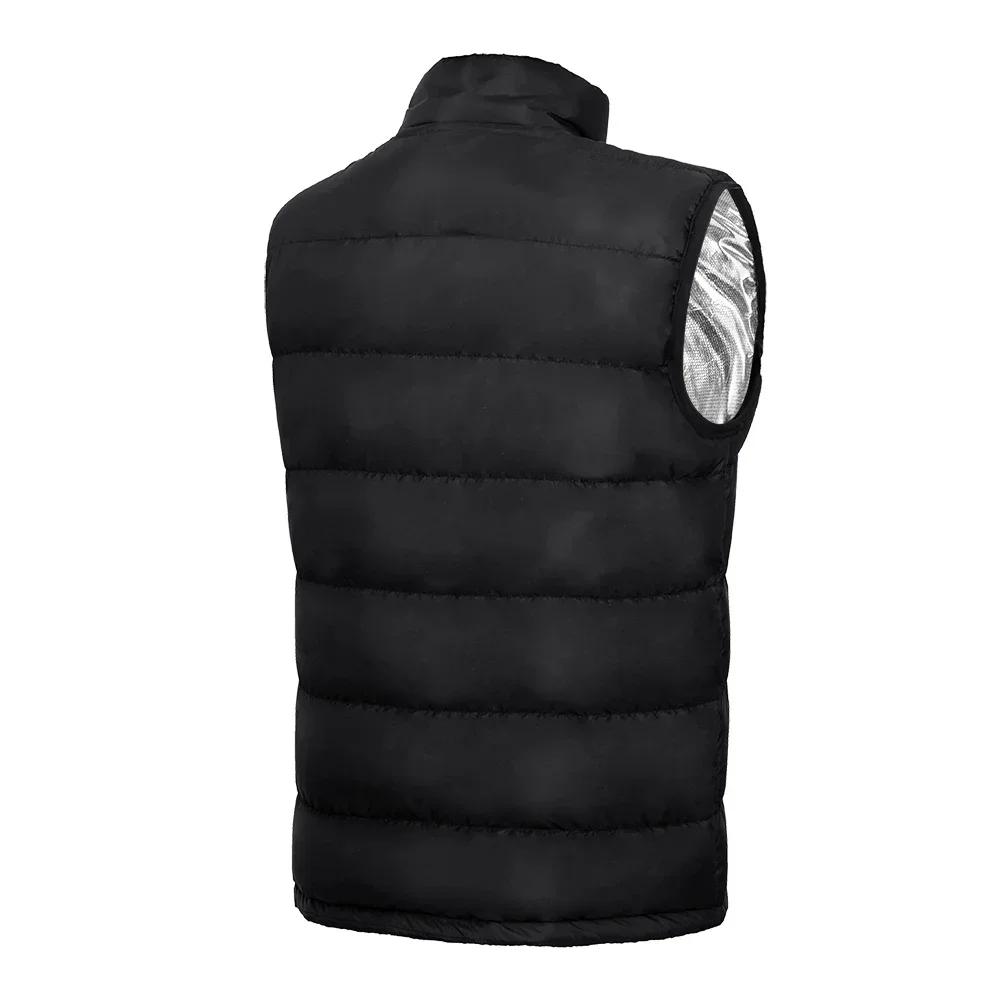 9 Zones de gilet chauffant vestes chauffantes électriques hommes femmes vêtements de sport manteau c