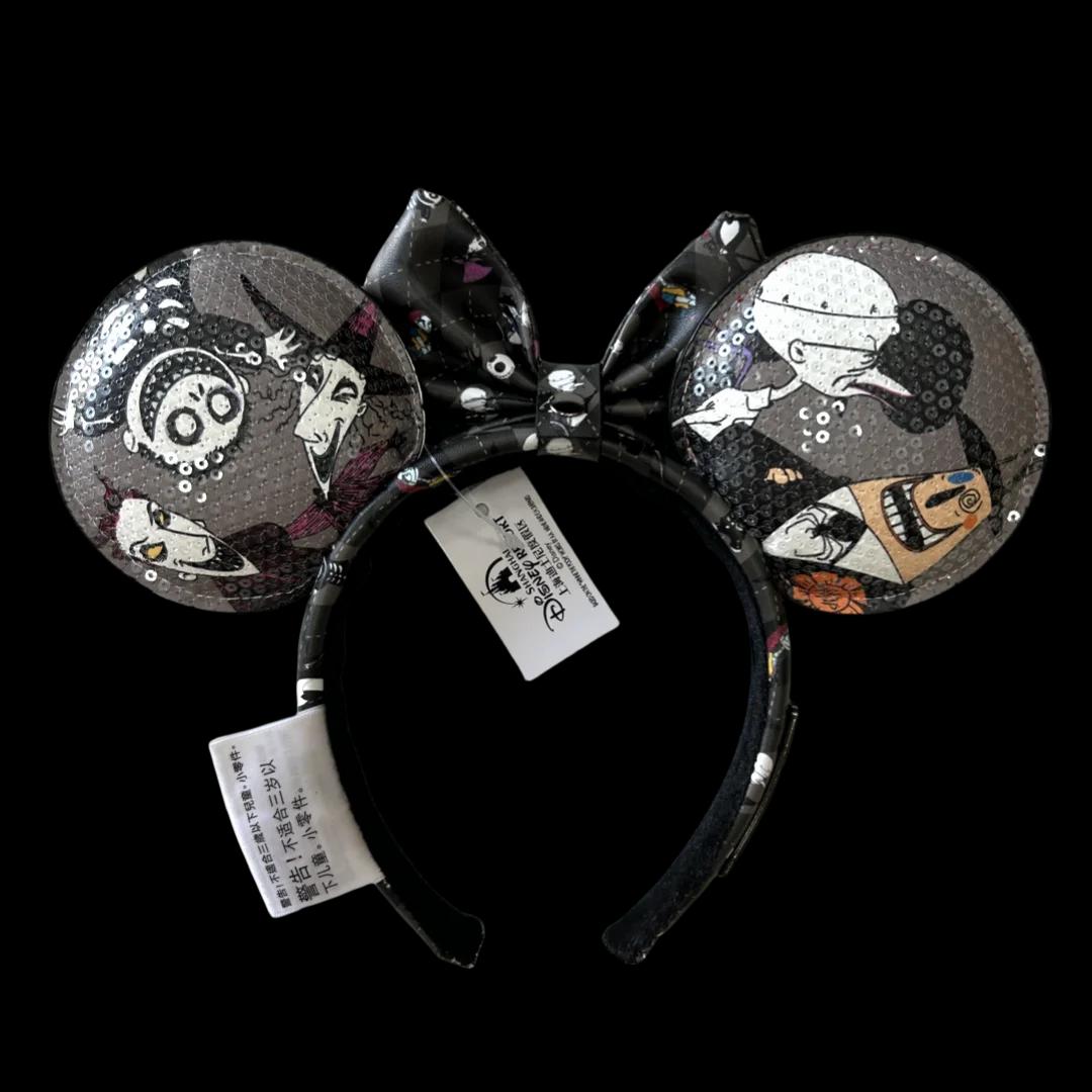 Disney-Bandeau de sauna Oreilles de Minnie Mouse, Loungefly, Halloween Fright Night, Vêtements de sa