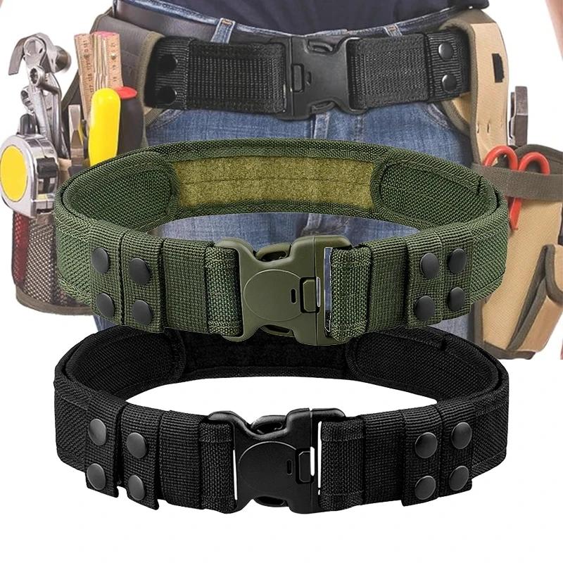 Ceinture tactique de Camouflage en plein air pour hommes, ceinture en tissu Oxford, ceinture d'alpin