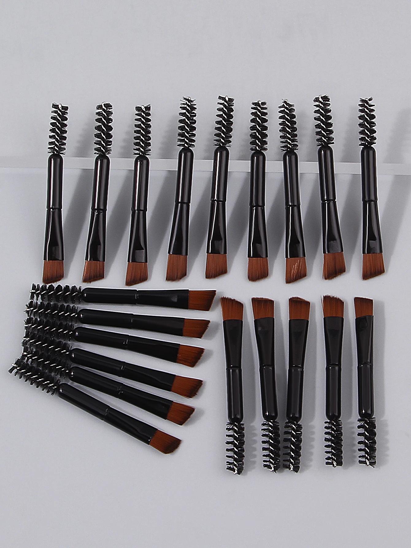 Mini brosse de maquillage multifonctionnelle pour les yeux, brosse à cils à double tête, brosse pour