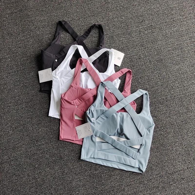 Soutien-gorge sport femme push-up - Bralette respirante pour yoga, fitness et course à pied