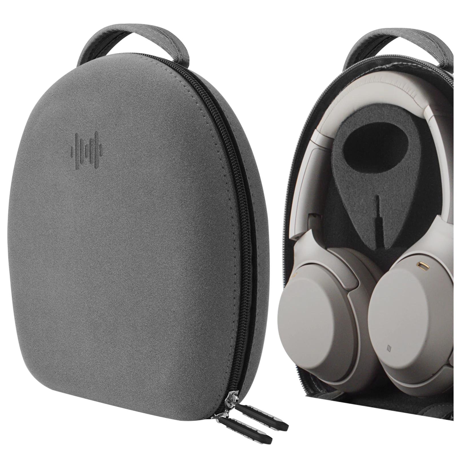 Geekria-Poudres d'étui pour casque, housse de rangement pour câble d'écouteur portable dur, boîte po