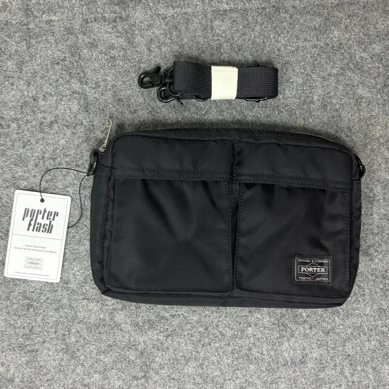 Sac bandoulière en nylon Porter Tanker, petite taille 22*13*4cm, sac de taille décontracté, sacoche 