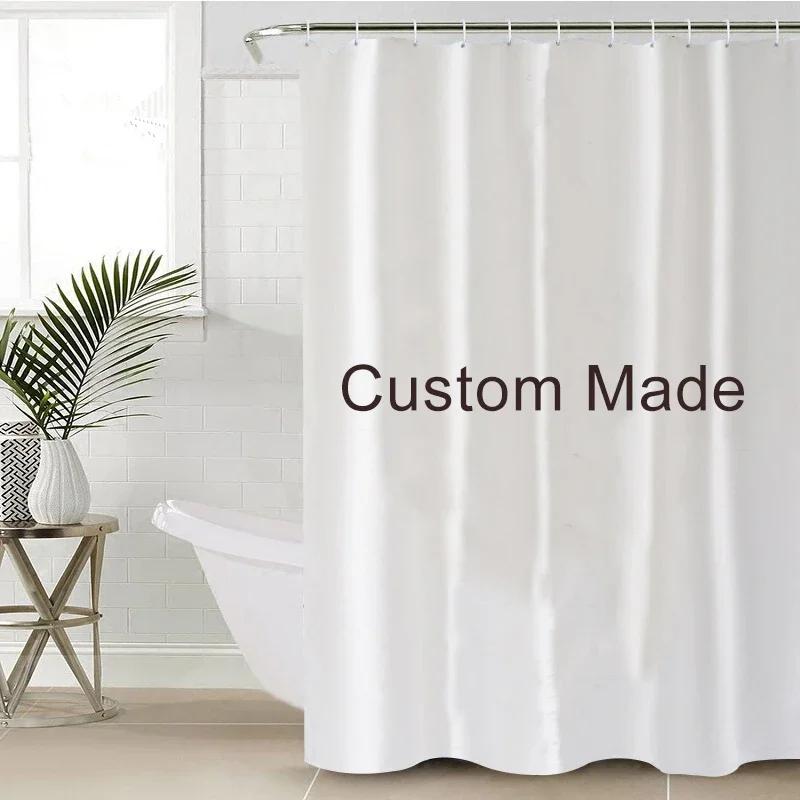 Rideau de douche personnalisé salle de bain rideaux imperméables Photo personnalisée décor de bain e