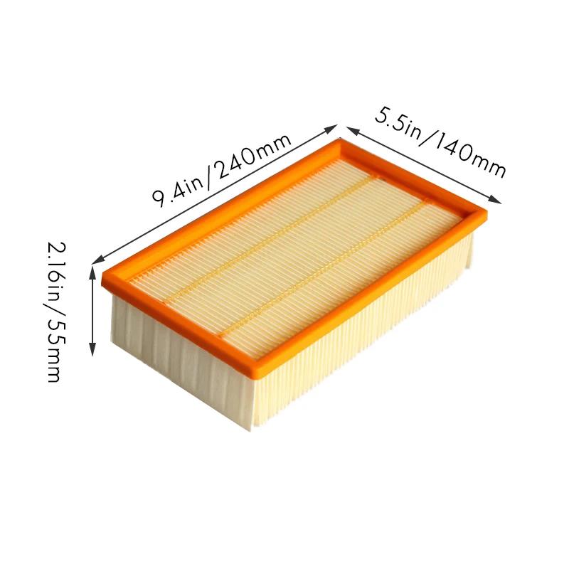 Filtre plat plissé de remplacement pour aspirateur Karcher NT 25/1 , NT 35/1 , NT 45/1, NT 55/1, NT 